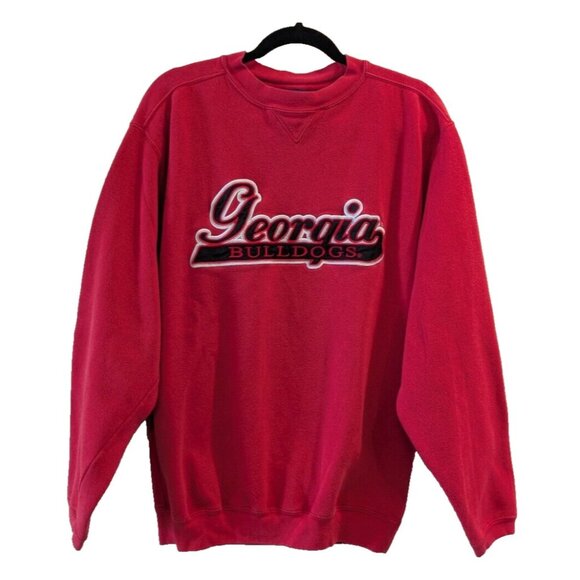 Varsity Athletic by Cadre Georgia Bulldogs Sweatshirt Md Red - Picture 1 of 10